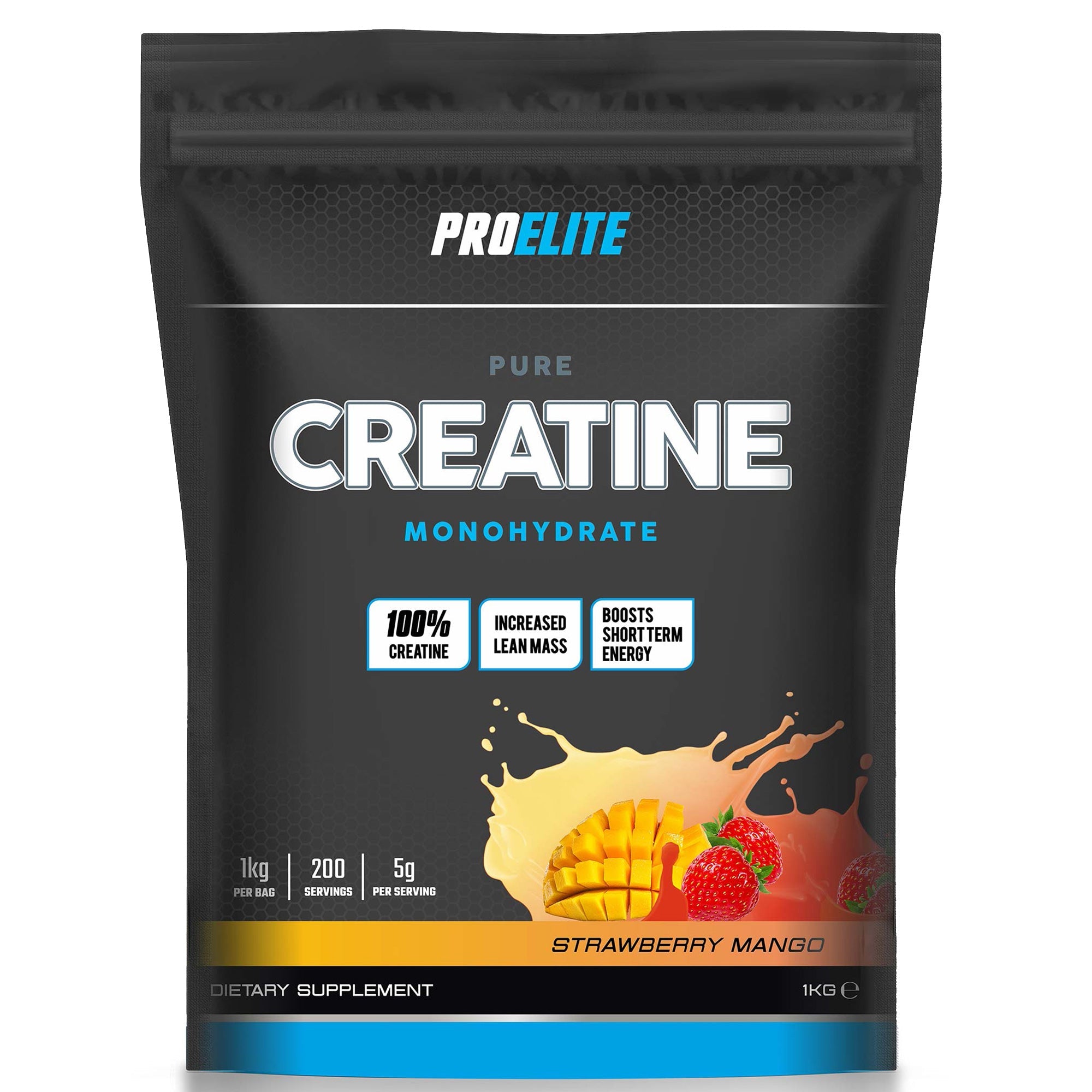 Pure Creatine Monohydrate Powder 1kg | Pro-Elite
