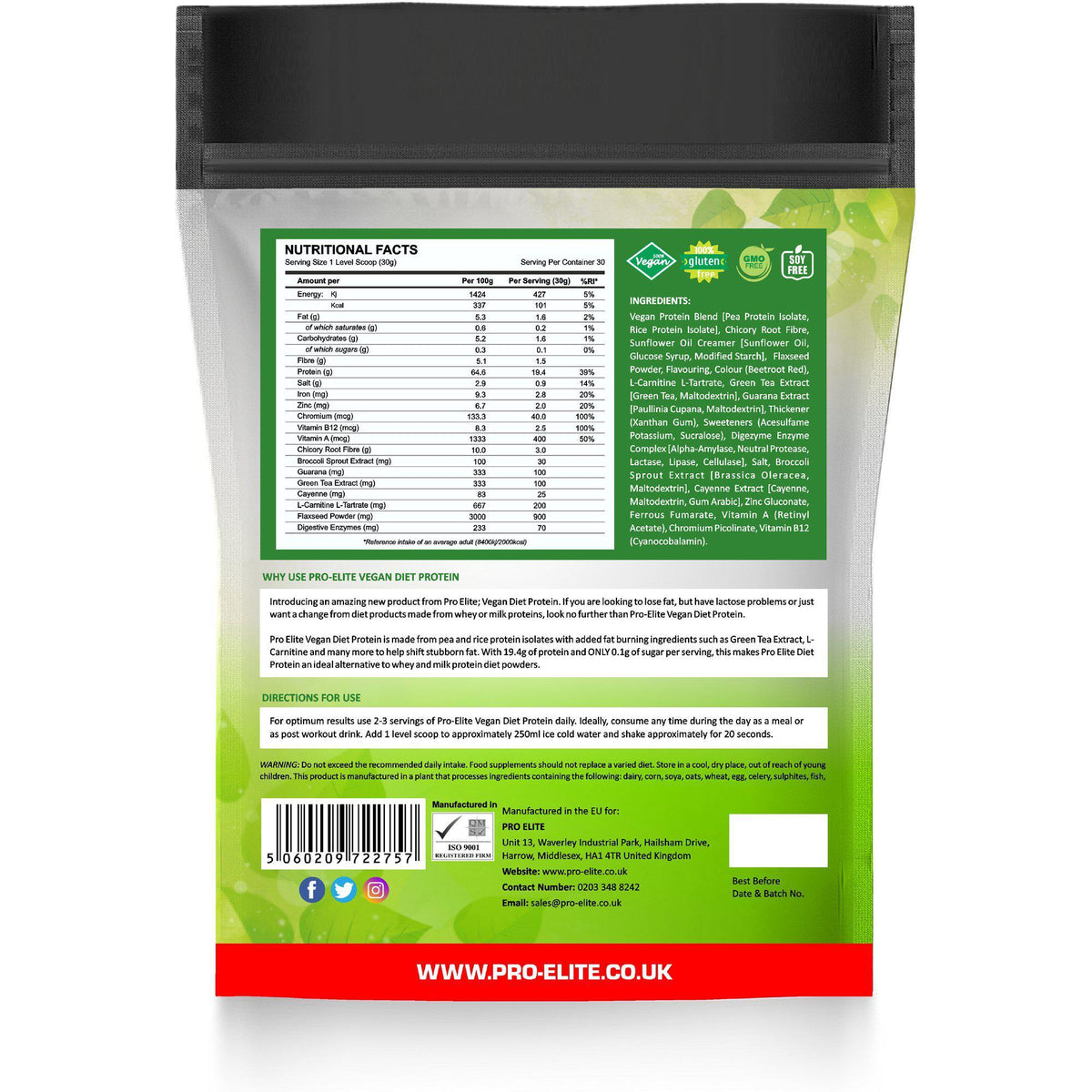 Vegan Diet Protein | Pro-Elite