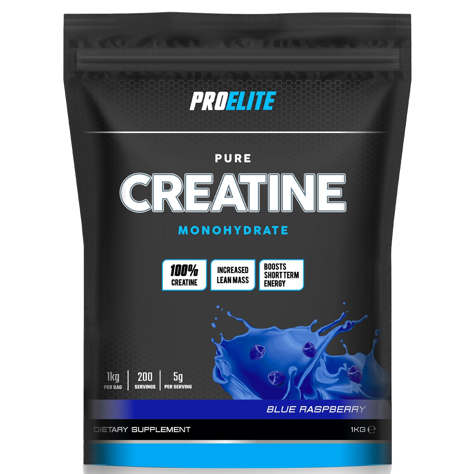 Pure Creatine Monohydrate Powder 1kg | Pro-Elite