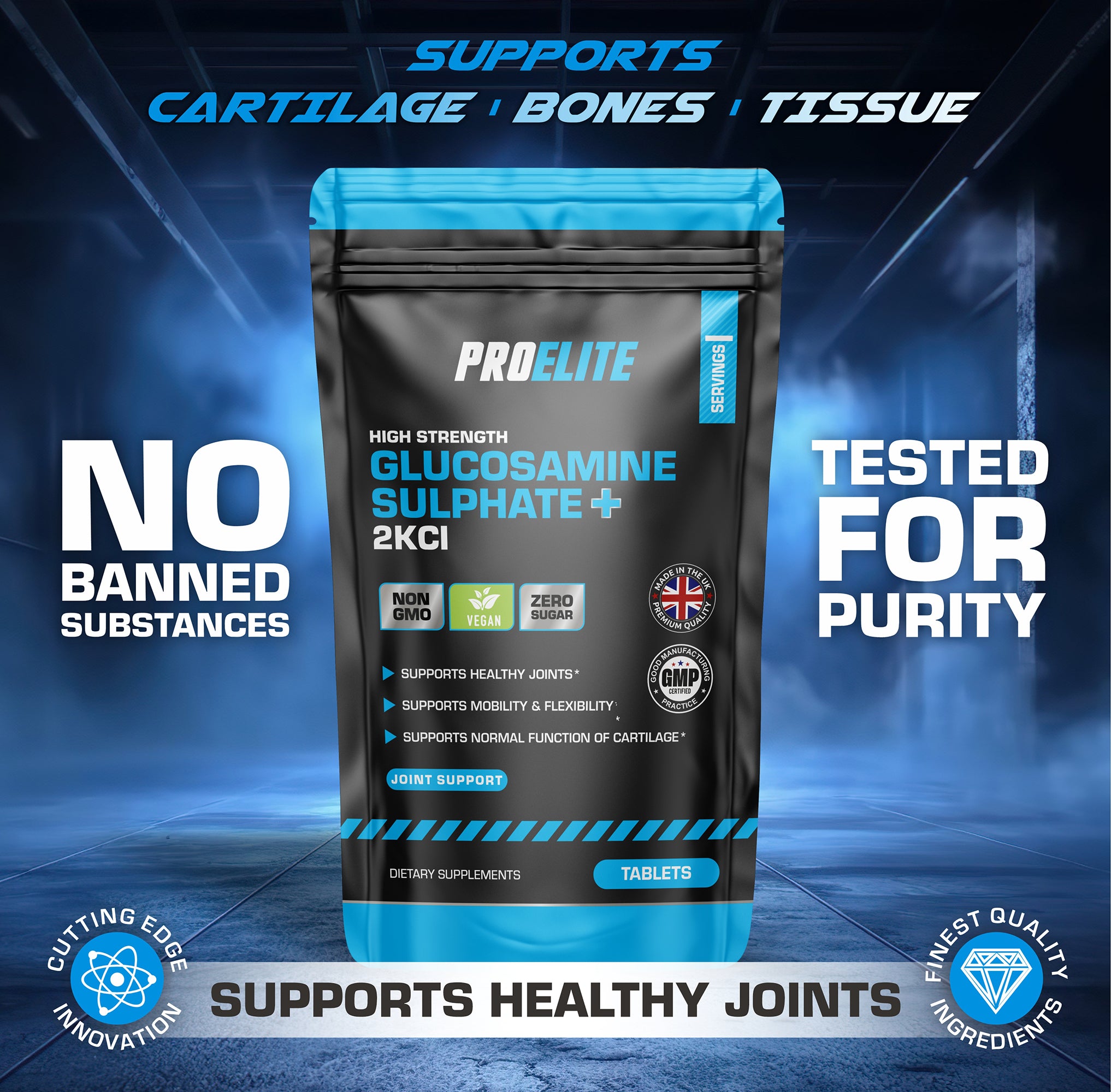 PROELITE Glucosamine 2KCI Tablets