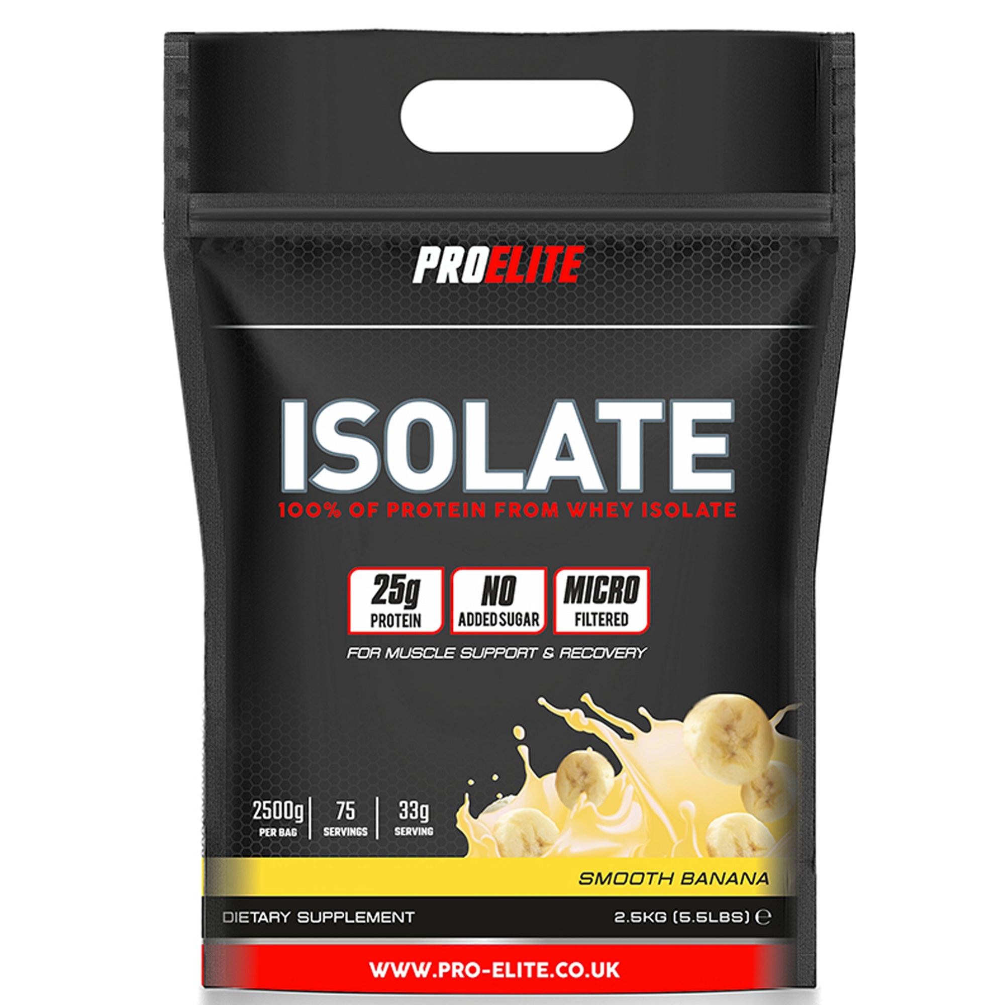 Whey Isolate Protein Powder 1kg, 2.5kg & 5kg | Pro-Elite