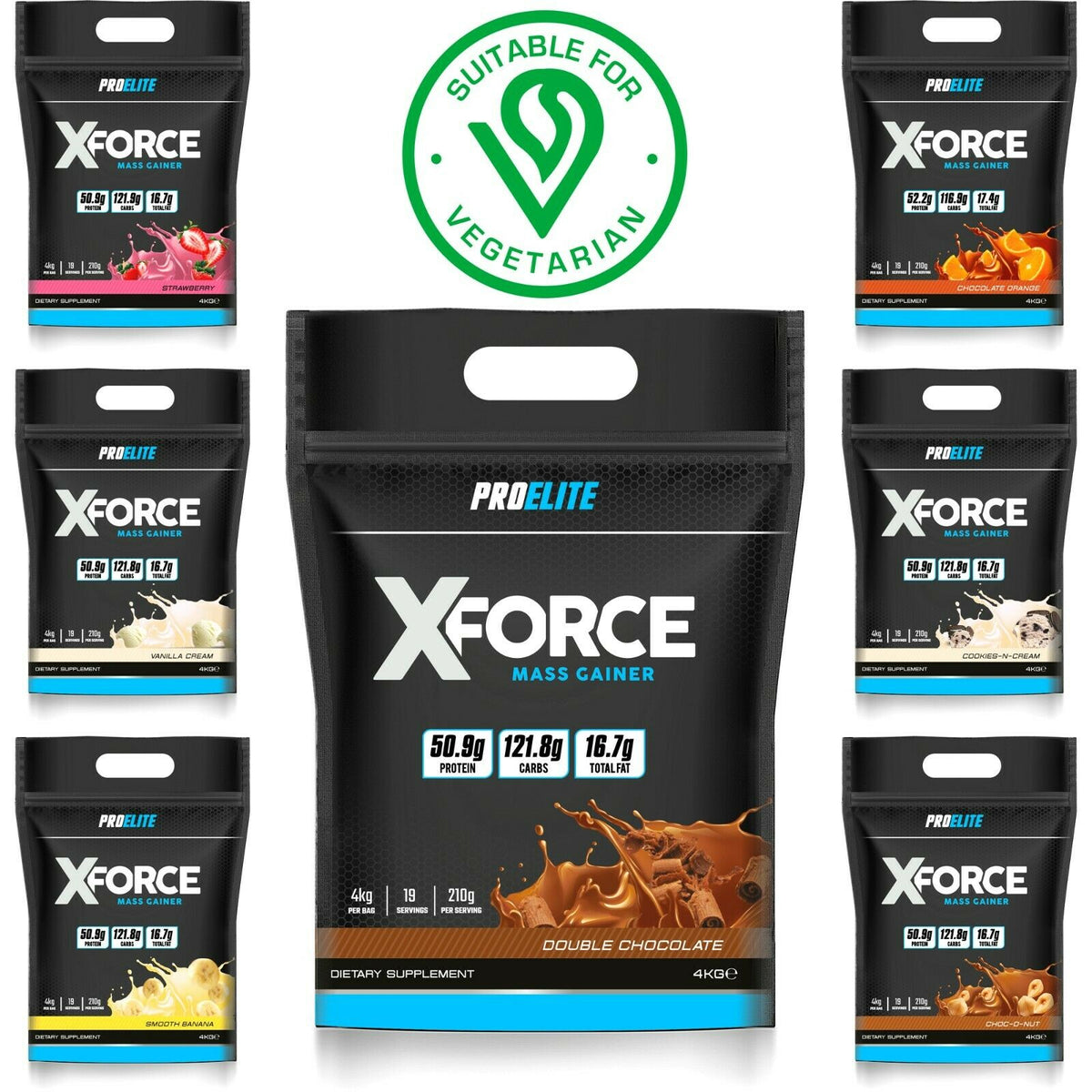 XForce Mass Gainer Pouch | Pro-Elite