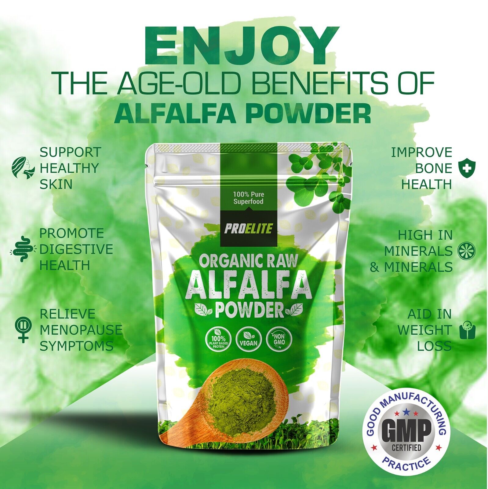 Alfalfa Powder | Pro-Elite
