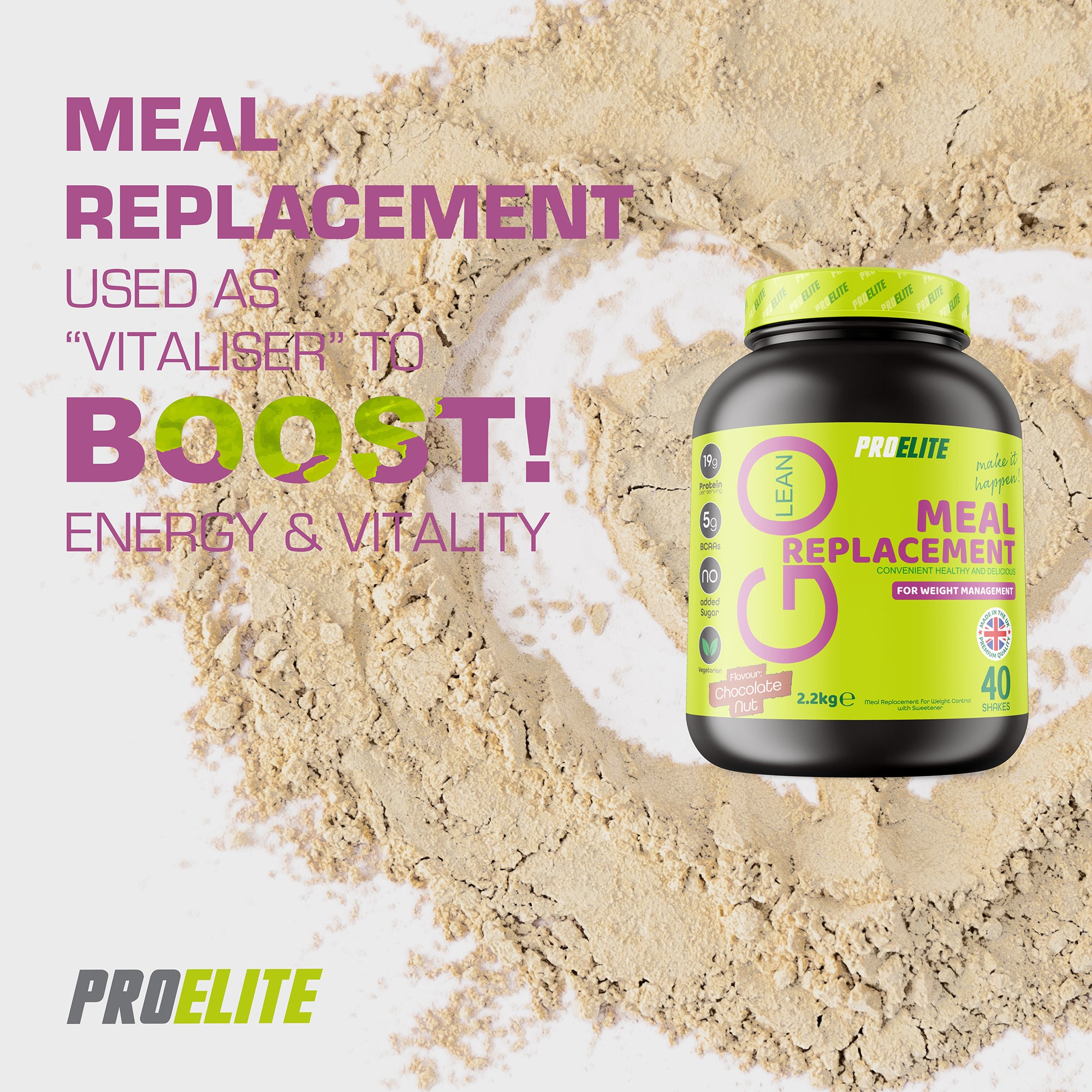 PROELITE Go Lean Meal Replacement 2.2kg