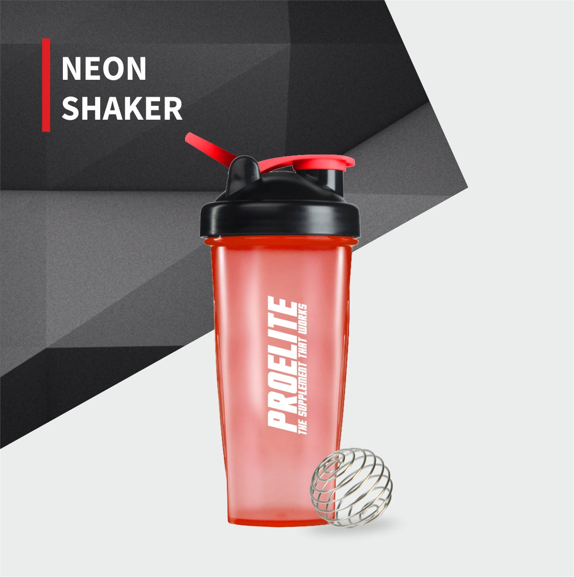 Transparent Shaker With Hook 700ml | Pro-Elite