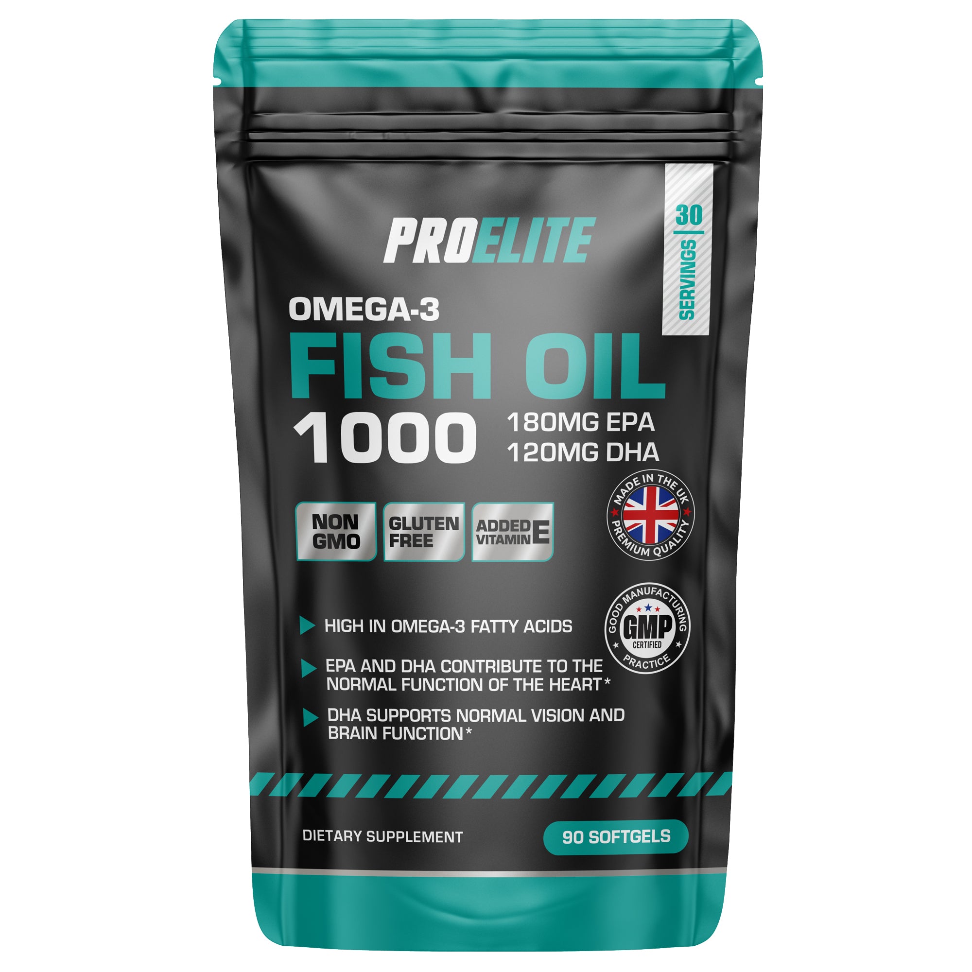Omega 3 Fish Oil Softgels | Pro-Elite