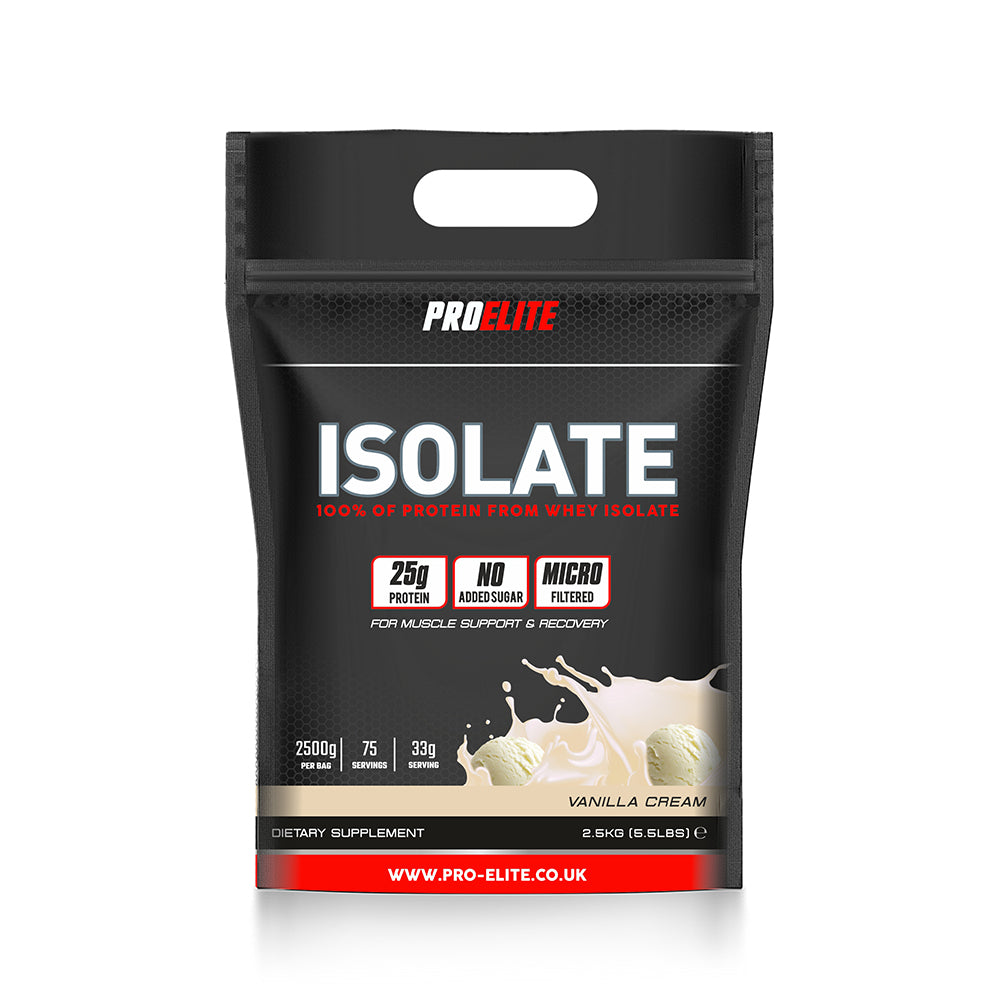 Whey Isolate Protein Powder 1kg, 2.5kg & 5kg | Pro-Elite