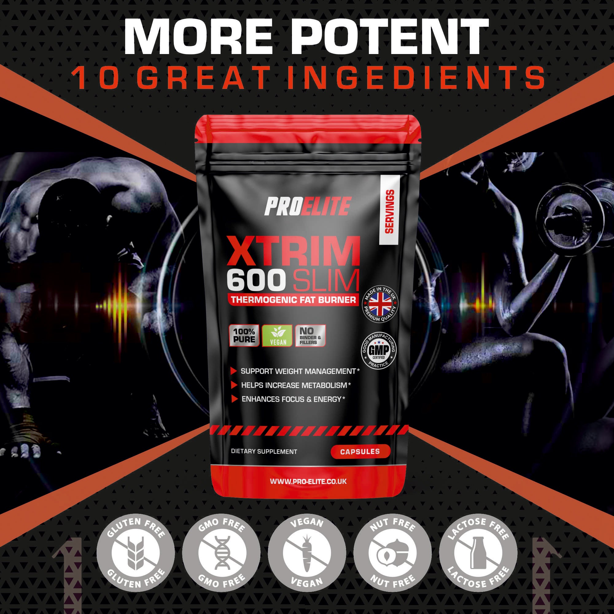 PROELITE Xtrim Slim Vegan Capsules