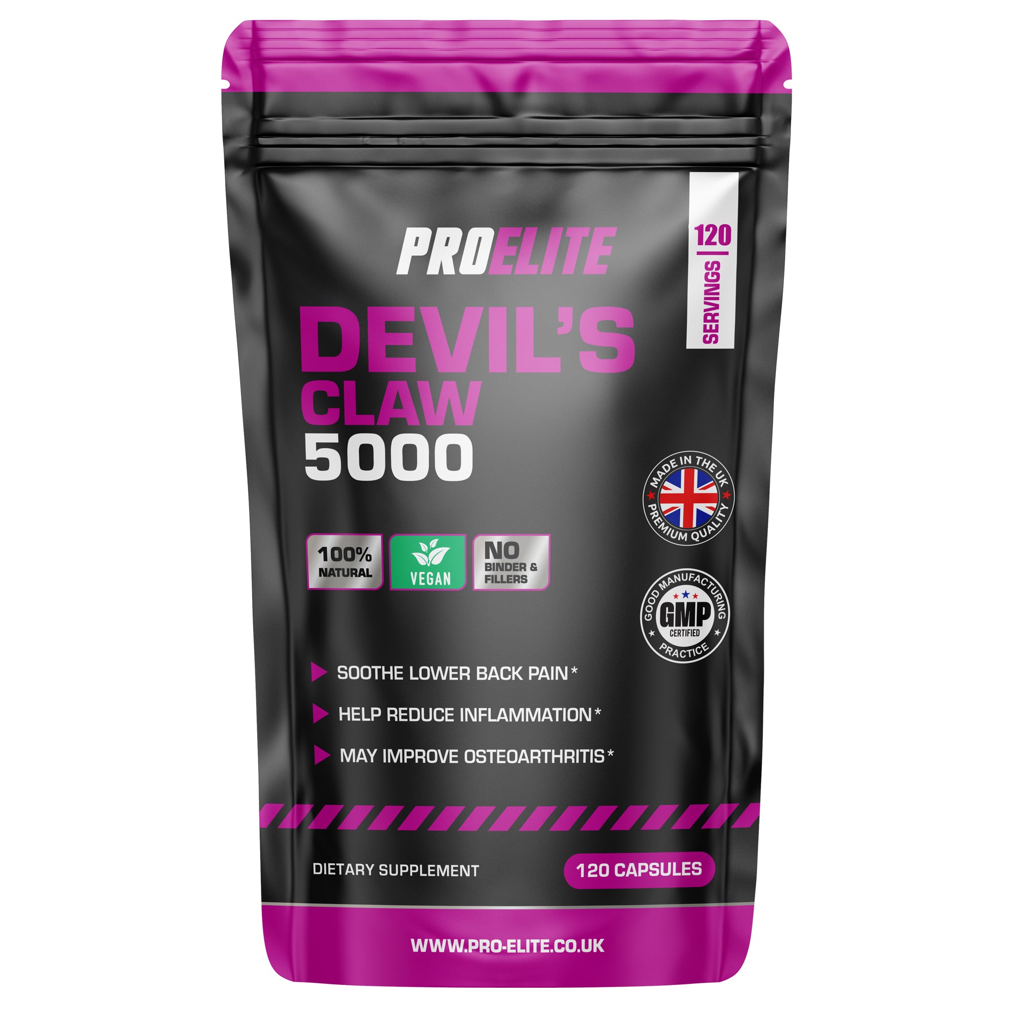 PROELITE Devil's Claw Vegan Capsules