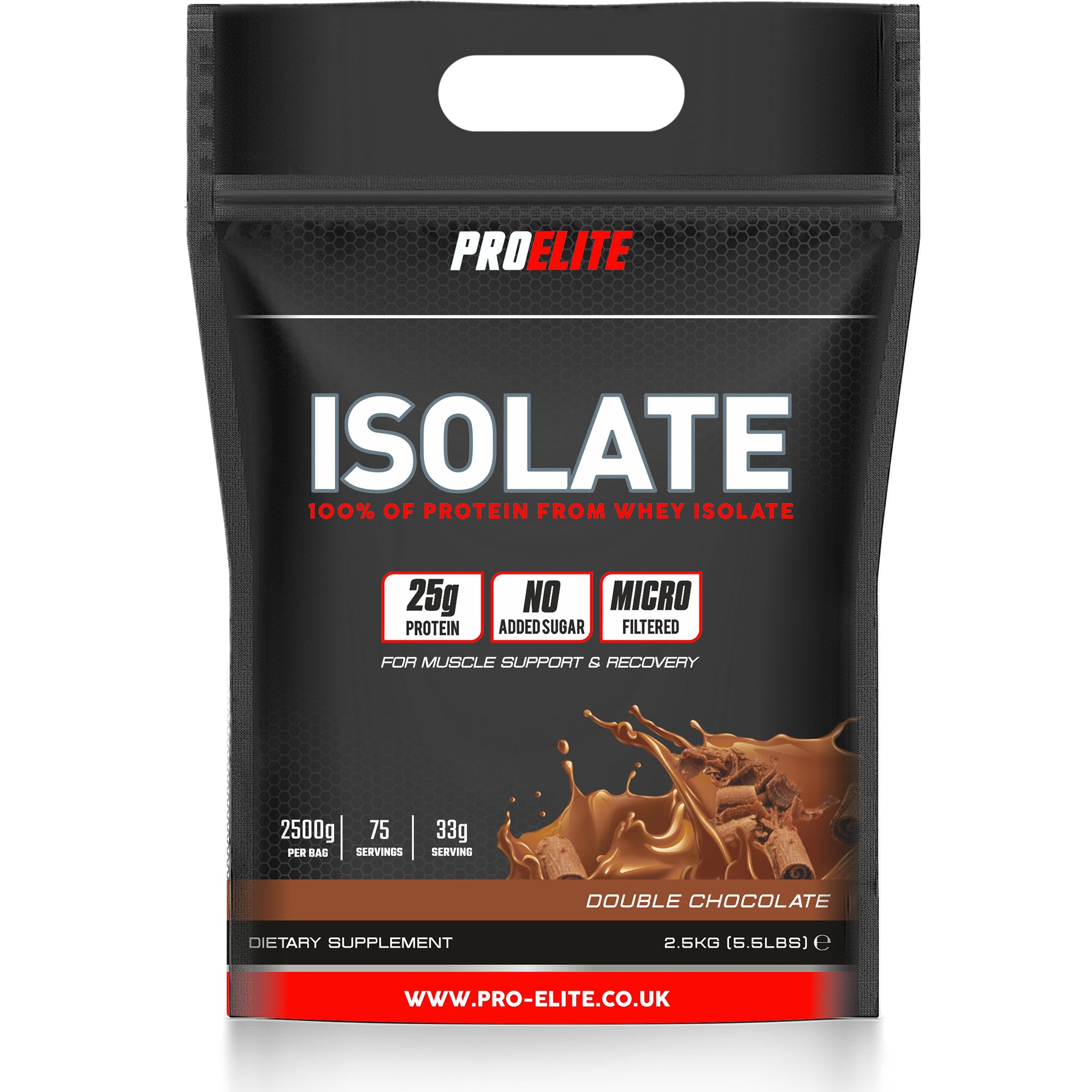 Whey Isolate Protein Powder 1kg, 2.5kg & 5kg | Pro-Elite
