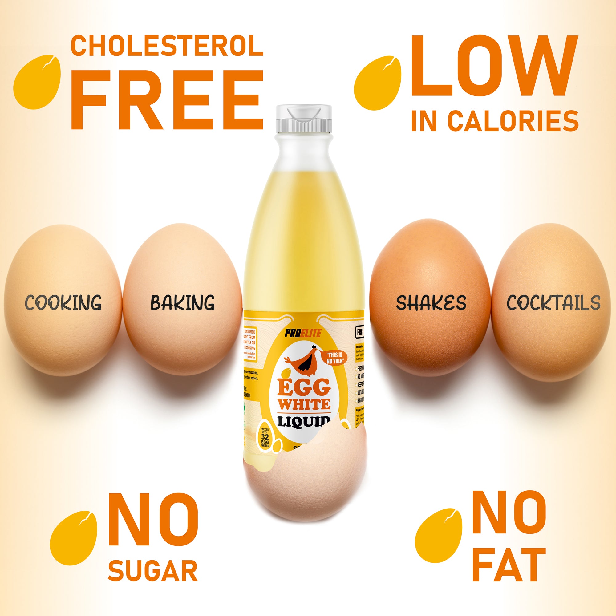 Liquid Egg White 970ml / 1kg | Pro-Elite