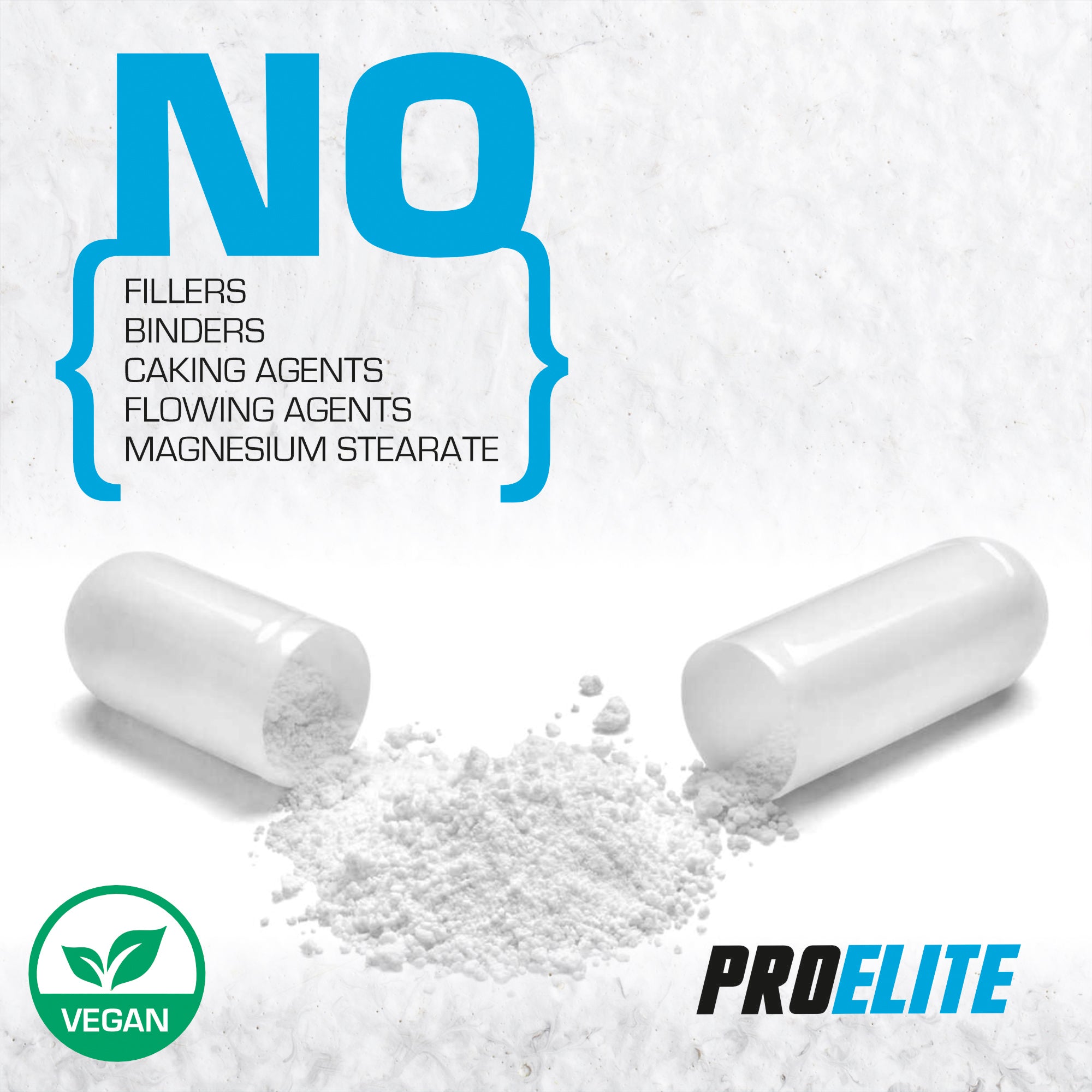 BCAA 2:1:1 Vegan Capsules | Pro-Elite