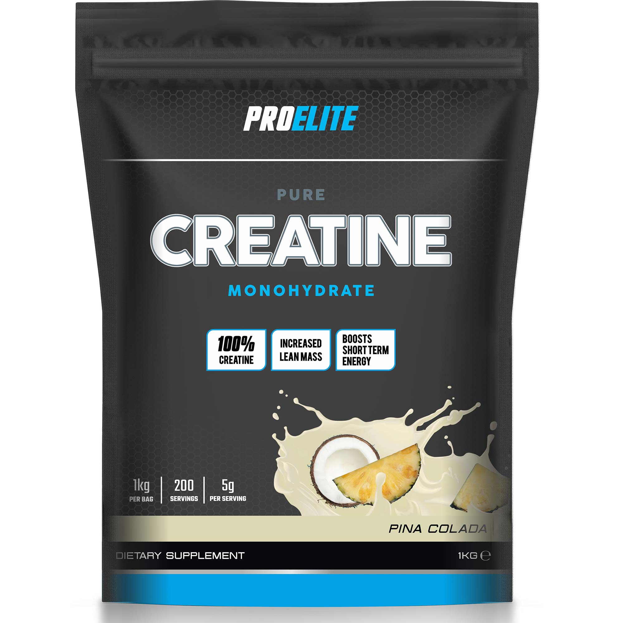 Pure Creatine Monohydrate Powder 1kg | Pro-Elite