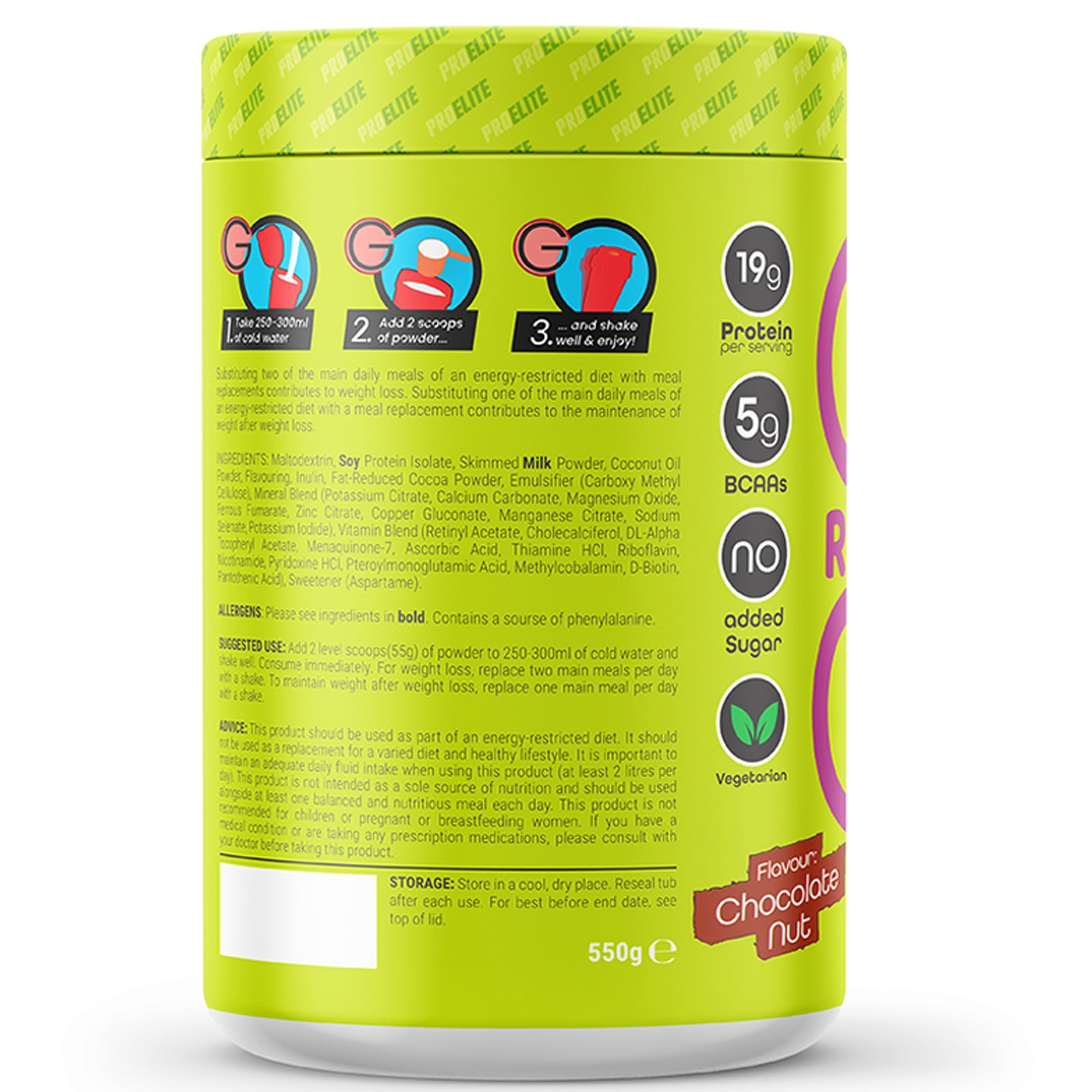 Go Lean Meal Replacement 550g | Pro-Elite