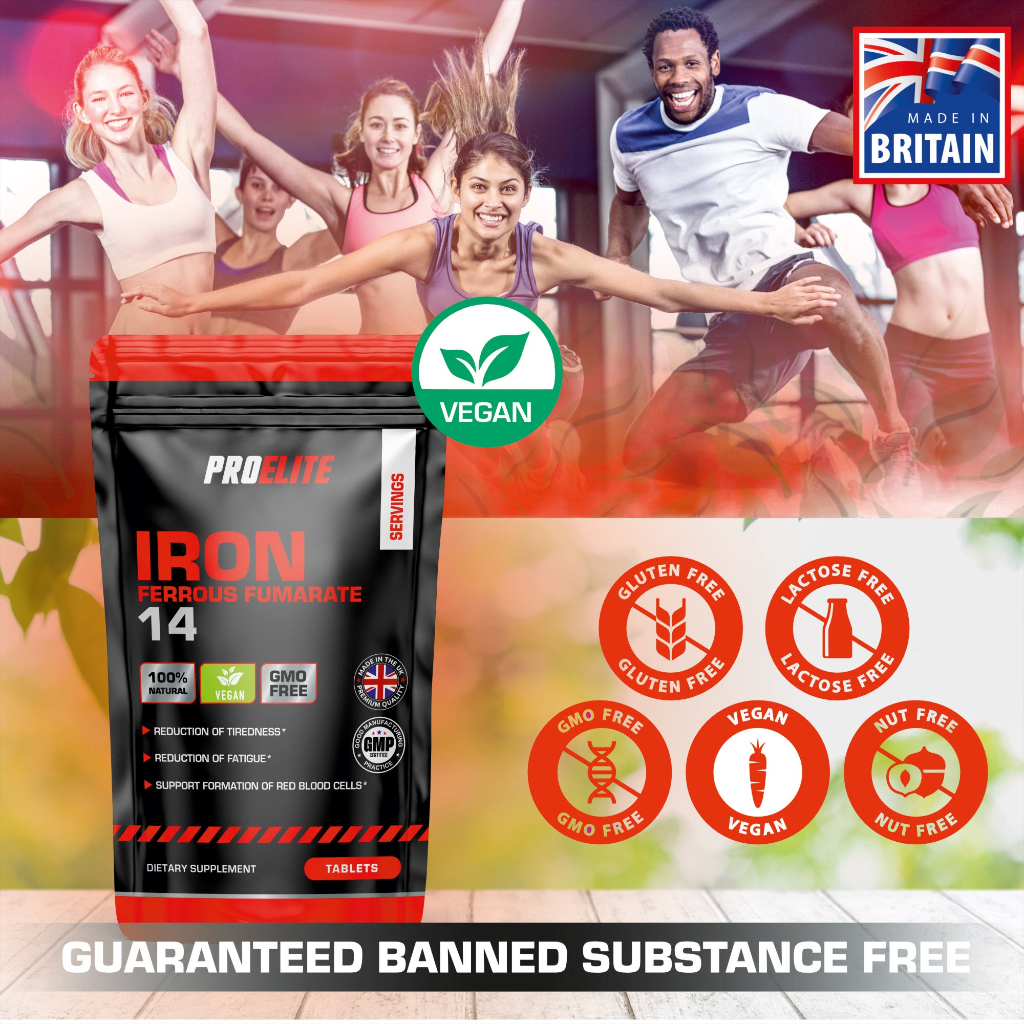 PROELITE Iron 14mg Tablets