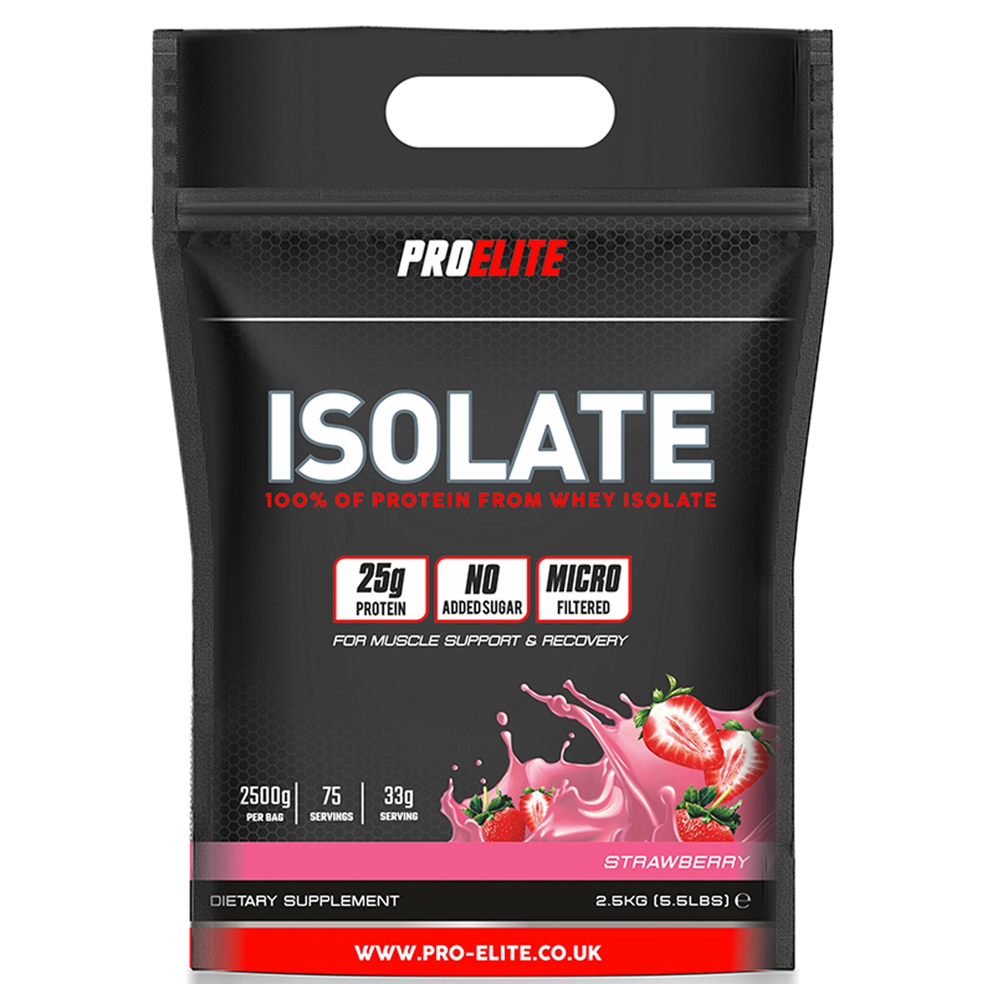 Whey Isolate Protein Powder 1kg, 2.5kg & 5kg | Pro-Elite