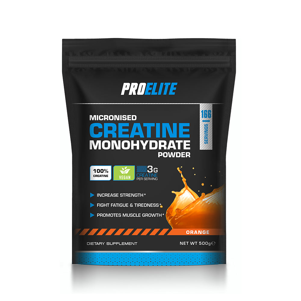 Pure Creatine Monohydrate Powder 500g (Pouch) | Pro-Elite