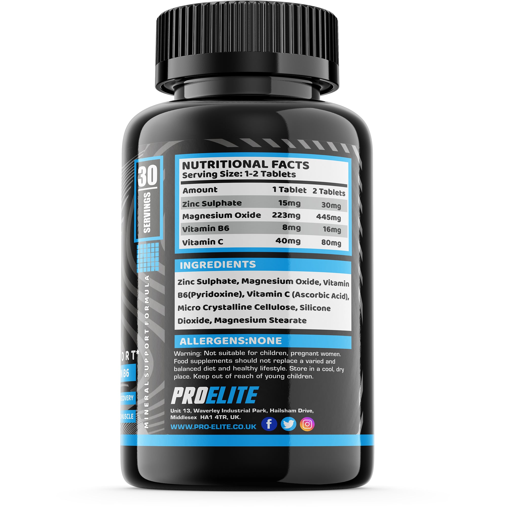 ZMB6+ Tablets (Bottle) | Pro-Elite