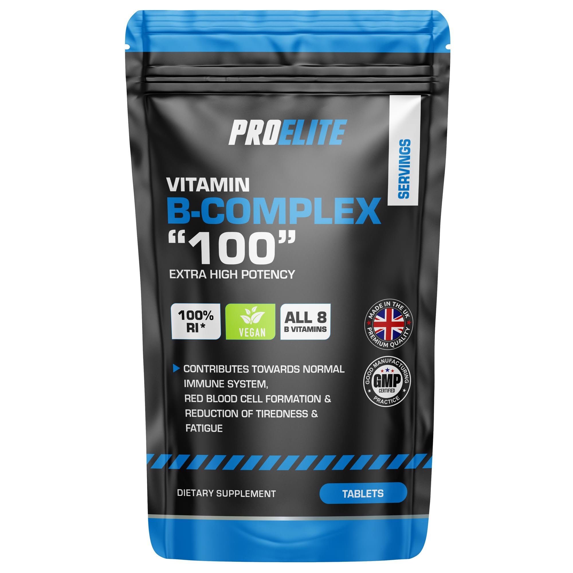 B-Complex Vegan Tablets | Pro-Elite