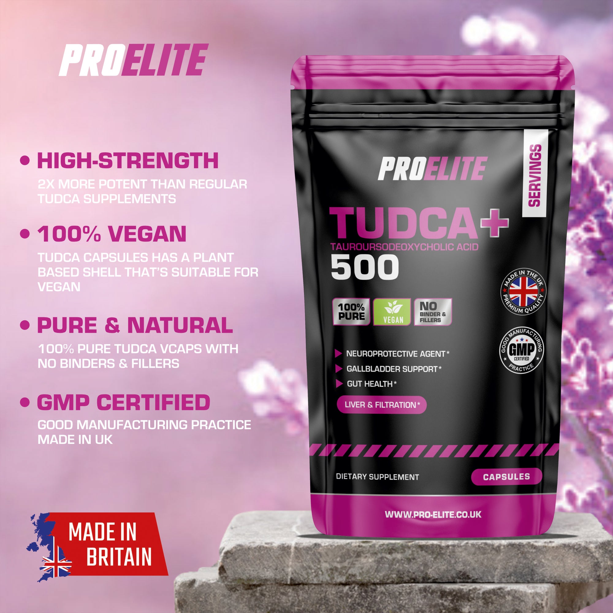 TUDCA Vegan Capsules | Pro-Elite