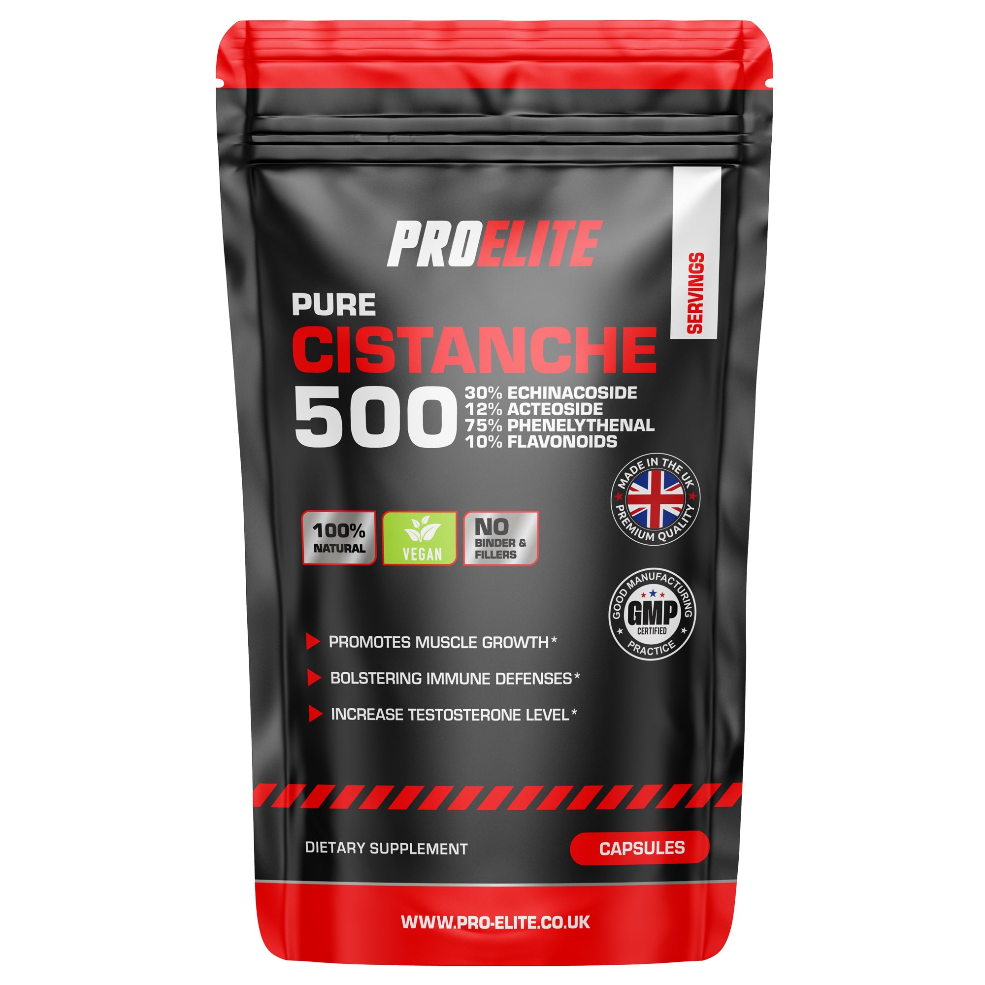 Cistanche 20:1 Extract Vegan Capsules | Cistanche