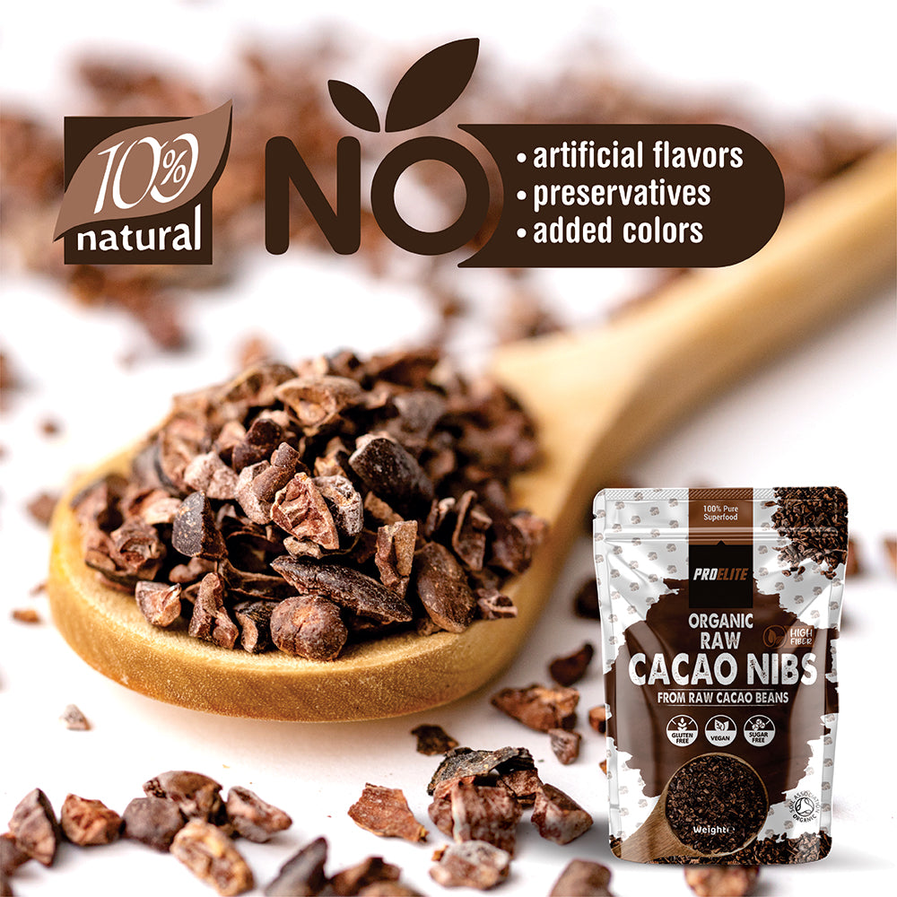Organic Raw Cacao Nibs | Pro-Elite