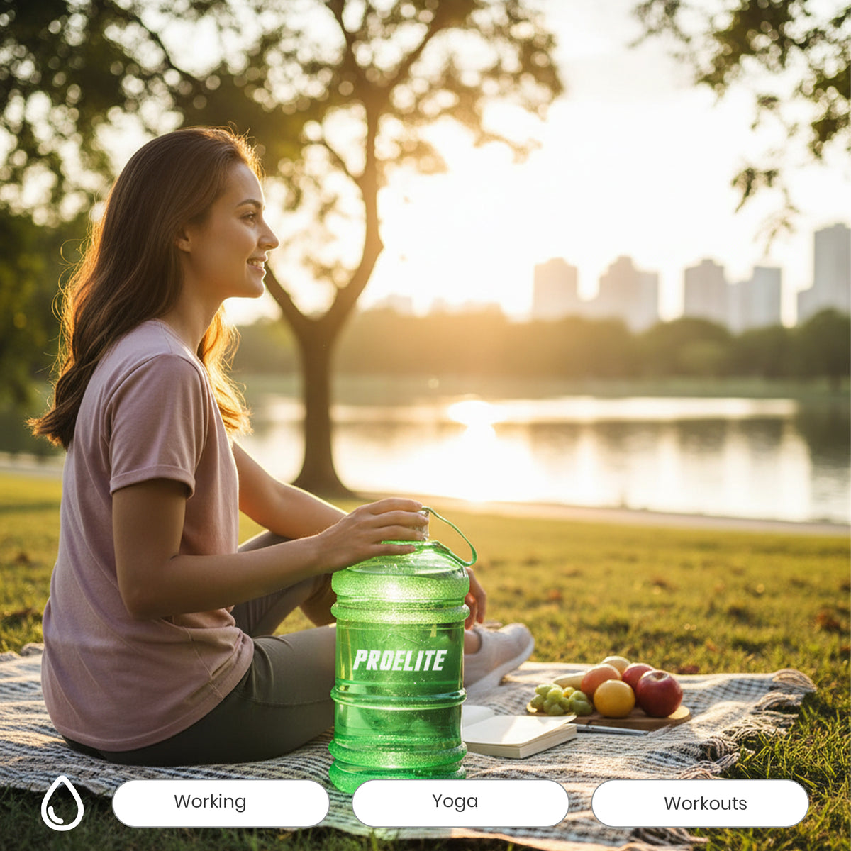 Gallon Water Bottle 2.2L | Pro-Elite