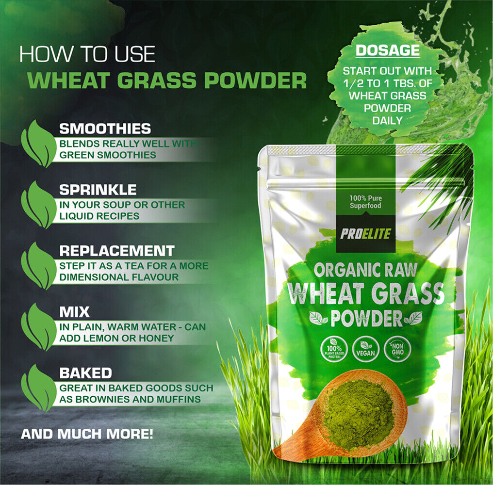 Wheat Grass Powder | Pro-Elite