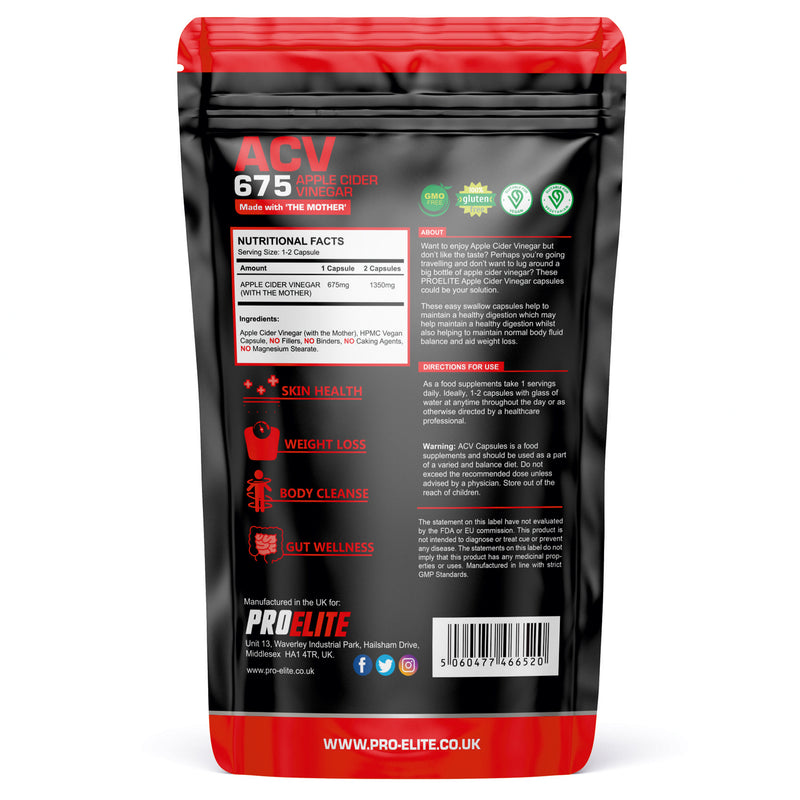PROELITE Apple Cider Vinegar Tablets