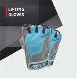 Weight Lifting Gloves - Sky Blue/Grey | Pro-Elite