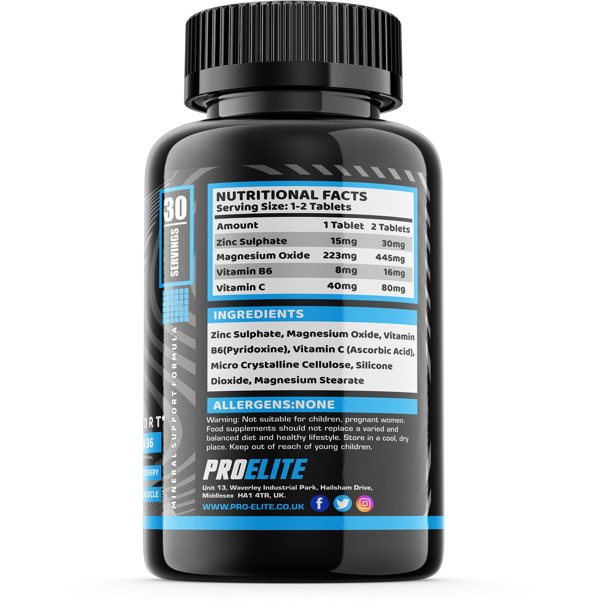 ZMB6+ Tablets (Bottle) | Pro-Elite