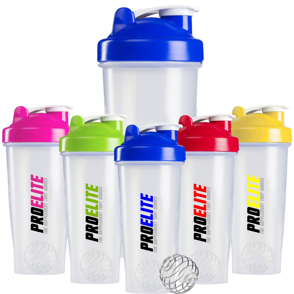 Transparent Shaker With Hook 700ml | Pro-Elite