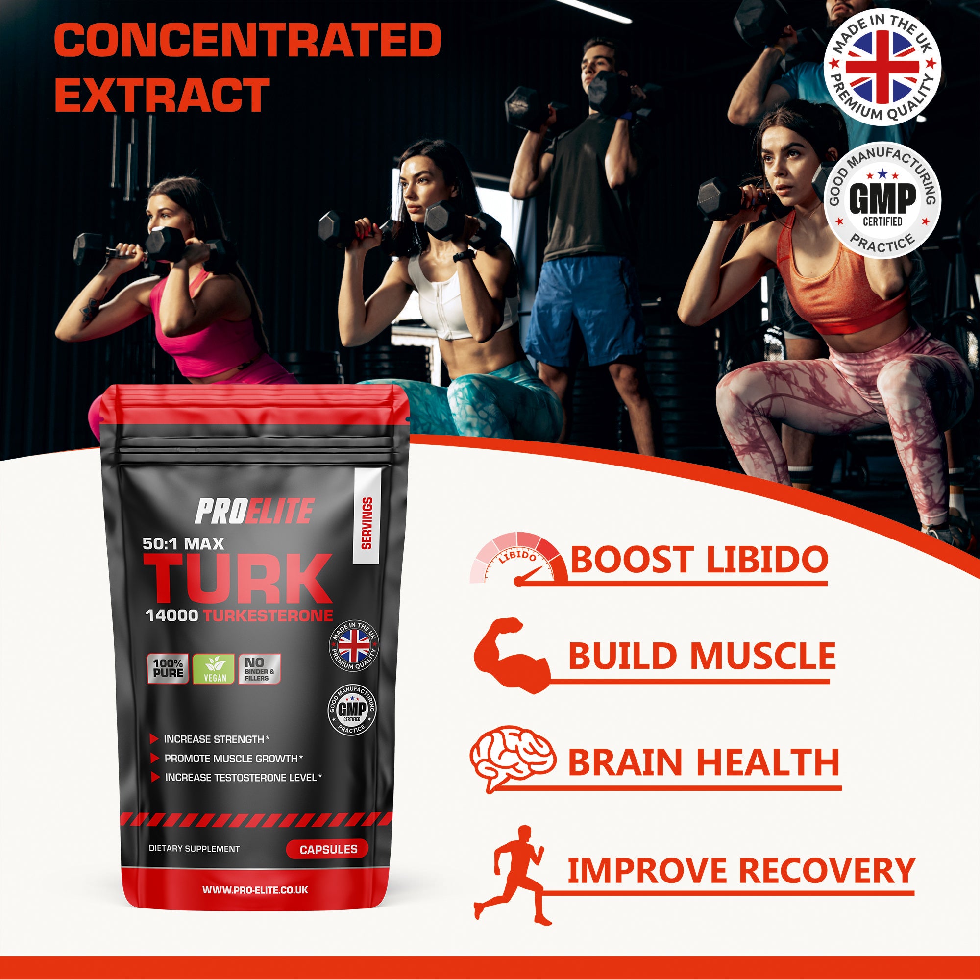 TURK Turkesterone Vegan Capsules | Pro-Elite