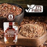 PROELITE Organic Ground Brown Linseed (Flaxseed)