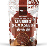 Organic Whole Brown Linseed (Flaxseed) | Pro-Elite