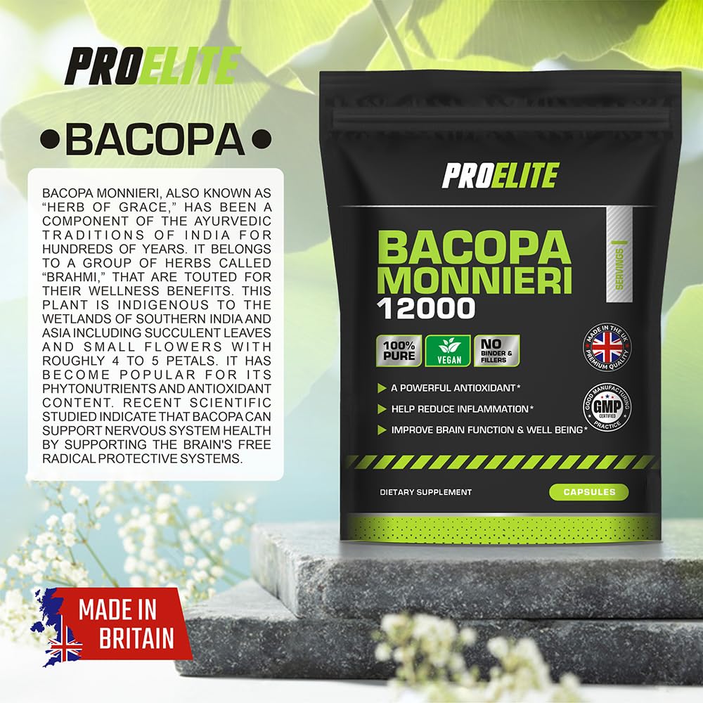 Bacopa Monnieri Capsules | Pro-Elite