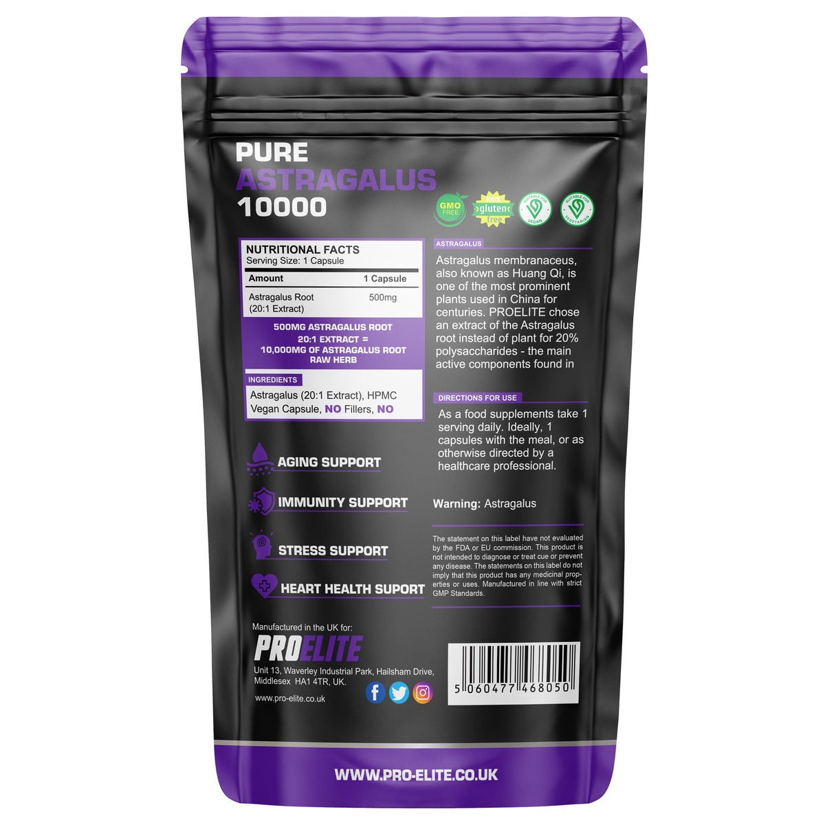 Astragalus Capsules | Pro-Elite