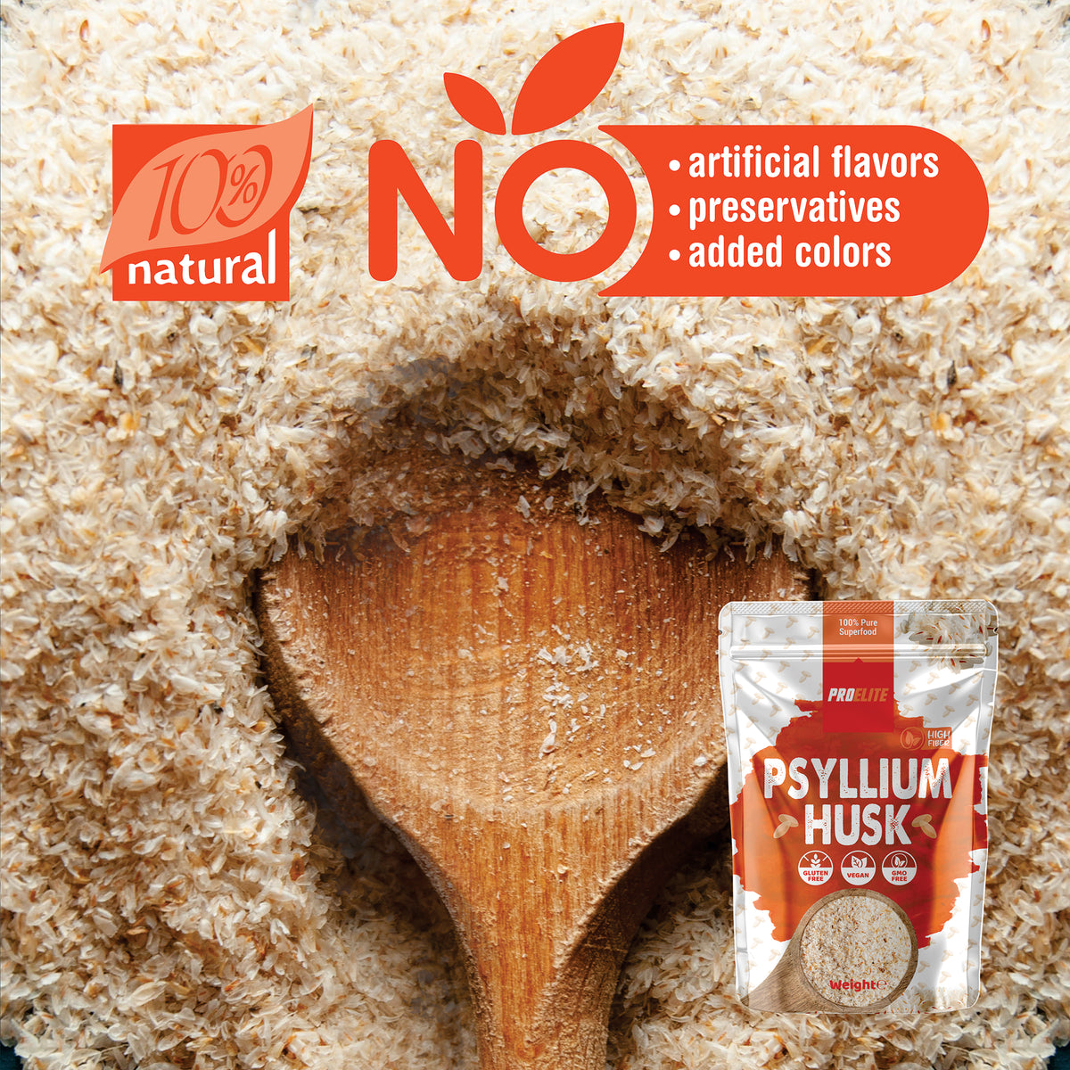 Psyllium Husk Flakes | Pro-Elite