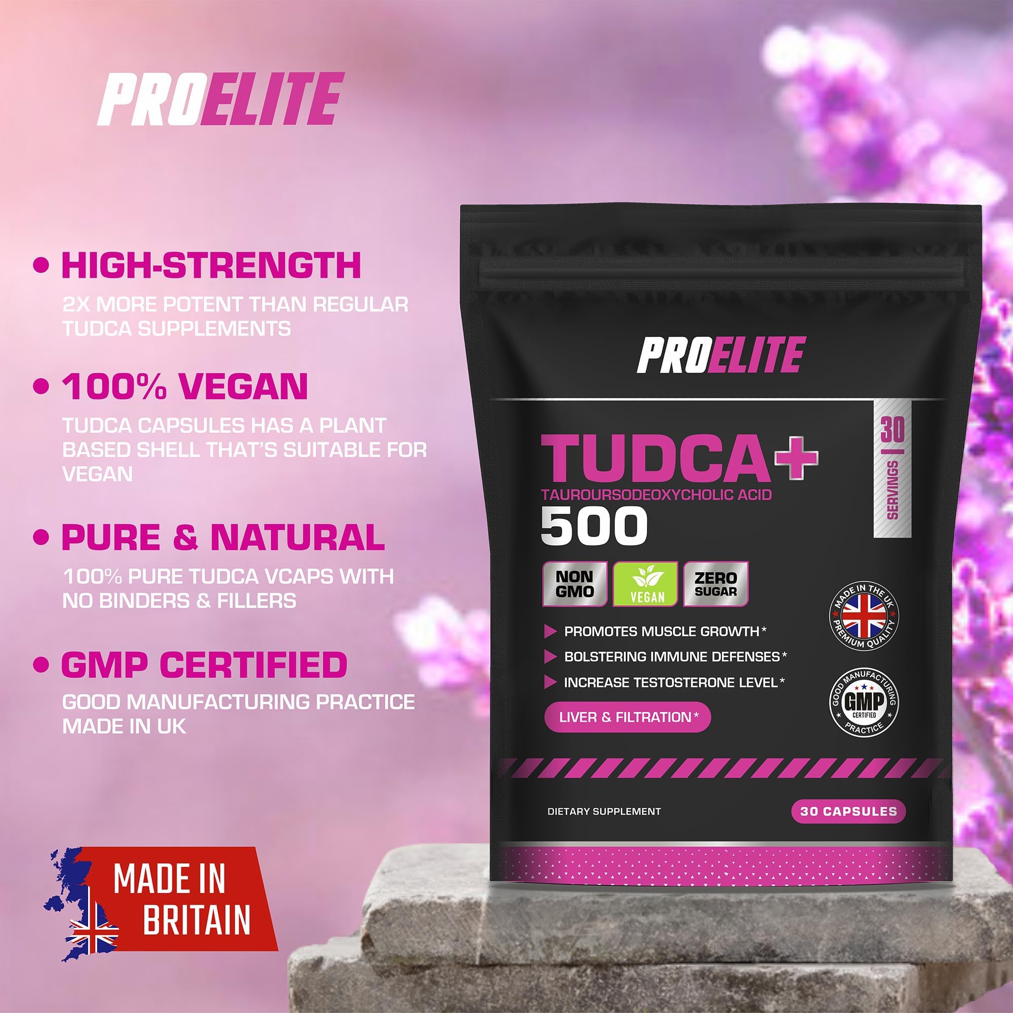 TUDCA Vegan Capsules | Pro-Elite