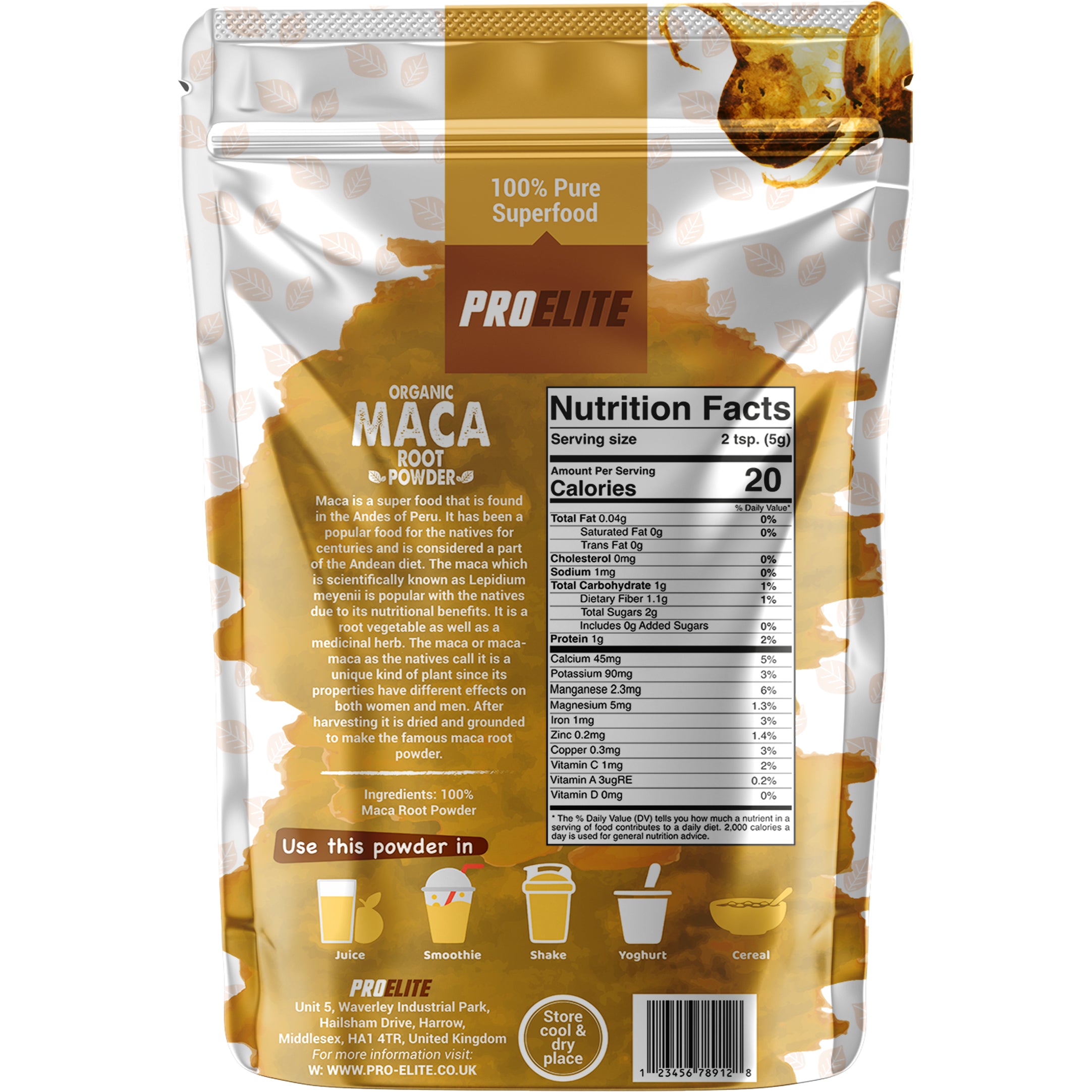 Maca Root Powder | Pro-Elite