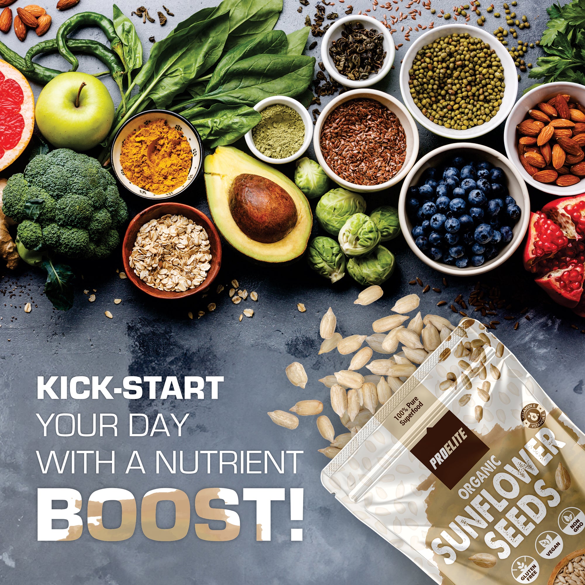 Organic Sunflower Seeds | Pro-Elite