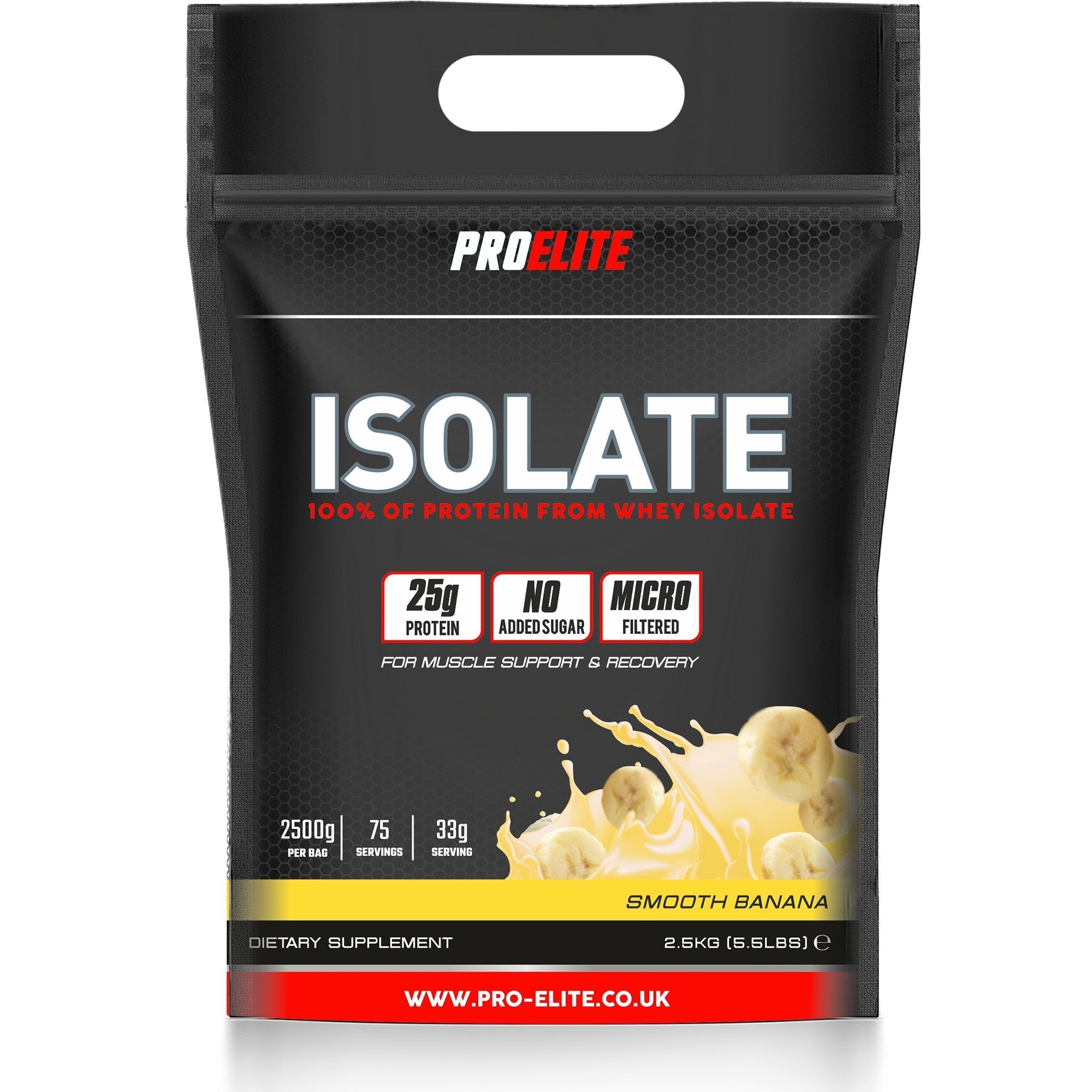 Whey Isolate Protein Powder 1kg, 2.5kg & 5kg | Pro-Elite
