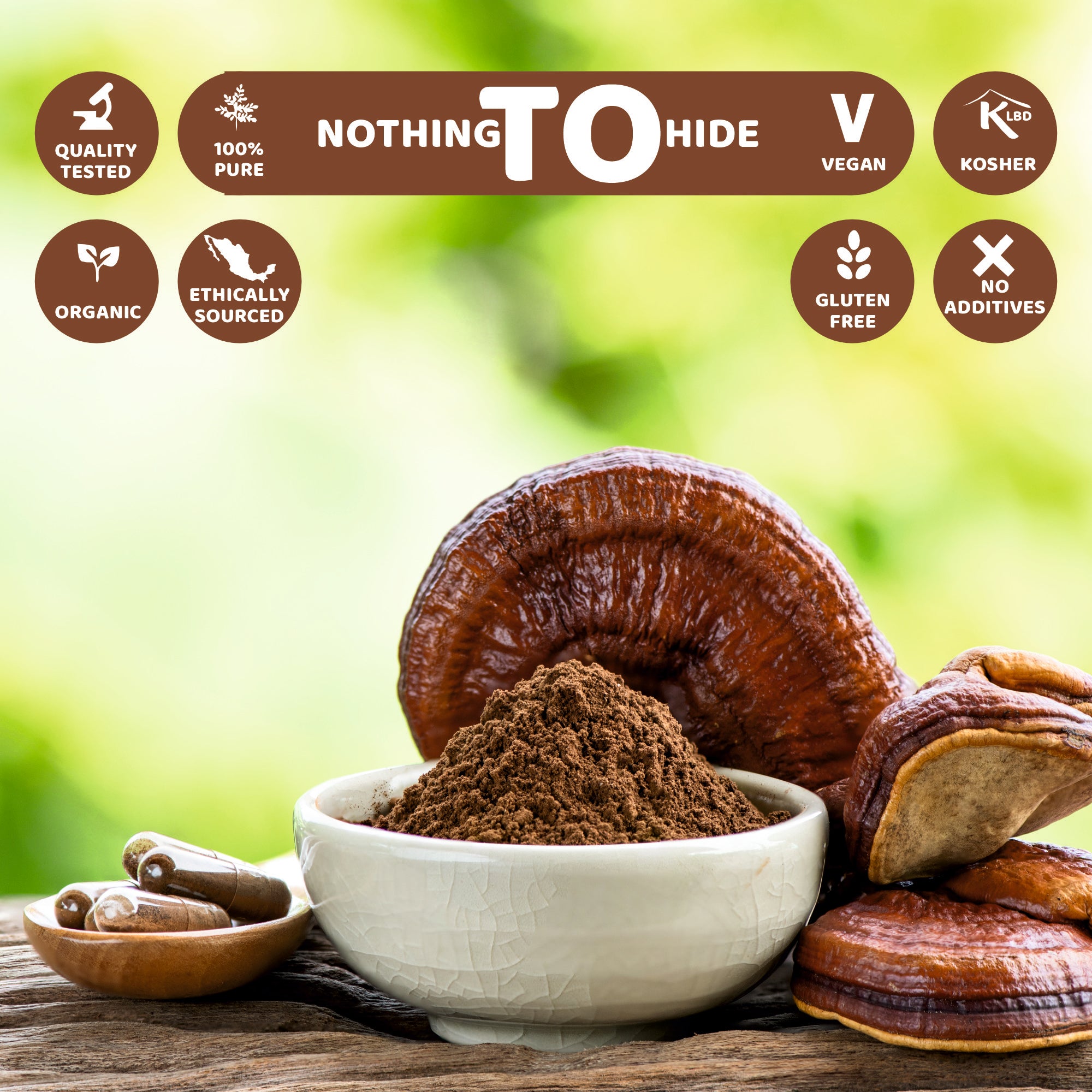 7in1 Mushroom Blend Vegan Capsules | Pro-Elite