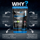 B-Complex Vegan Tablets | Pro-Elite