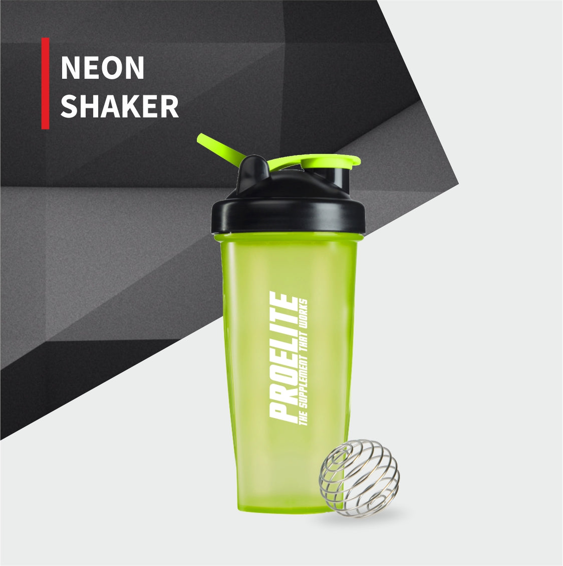 Transparent Shaker With Hook 700ml | Pro-Elite