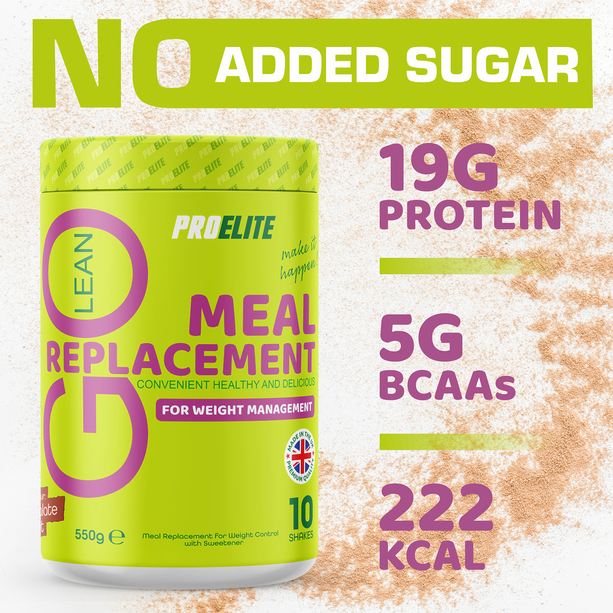 Go Lean Meal Replacement 550g | Pro-Elite
