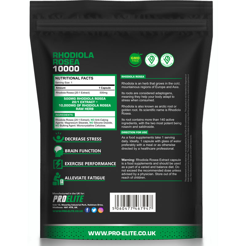 PROELITE Rhodiola Rosea Capsules