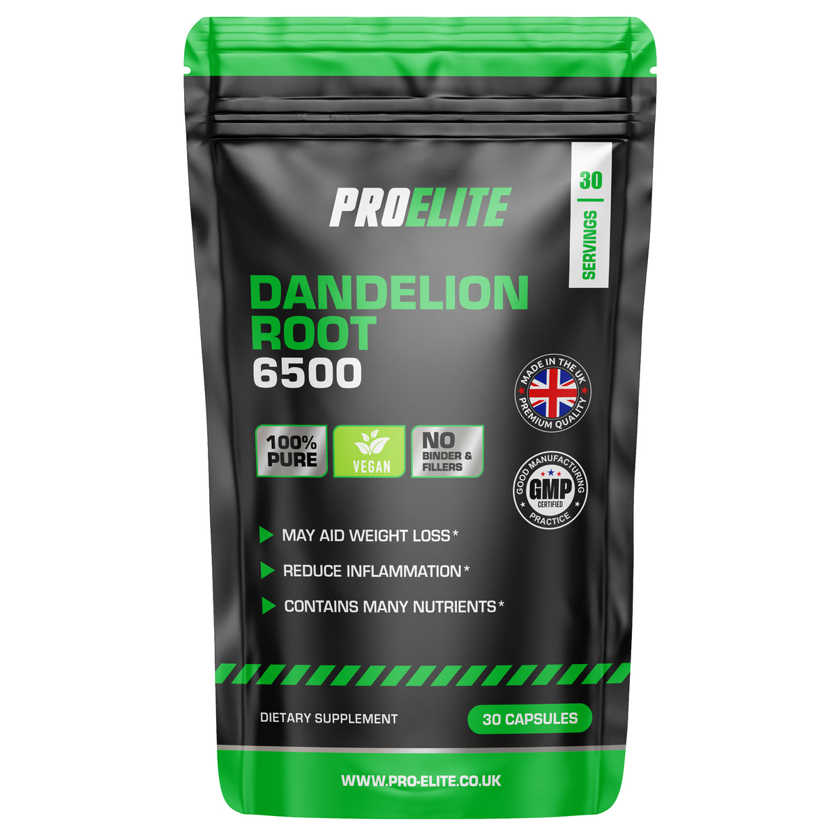Dandelion Root Capsules | Pro-Elite