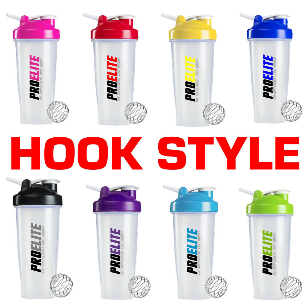 Transparent Shaker With Hook 700ml | Pro-Elite