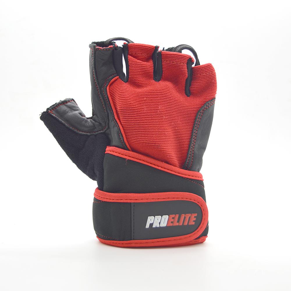 Weight Lifting Gloves - Red/Black | Pro-Elite